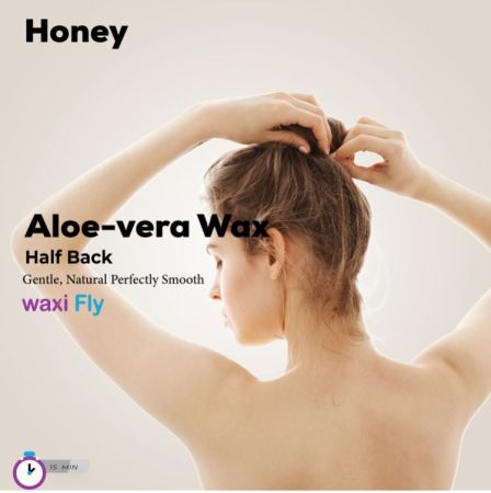 Half Back with Honey Aloe-vera Wax