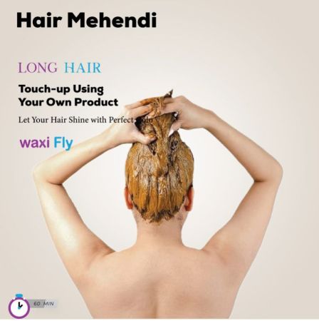 Long Hair Mehendi  Touch-up Using Your Own Product