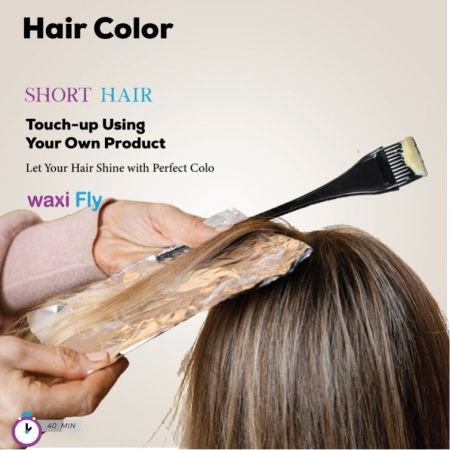 Short Hair Color Touch-up  Using Your Own Product