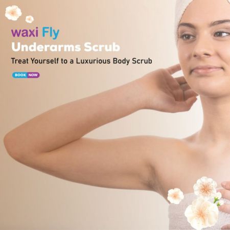 Underarms scrub With Waxifly